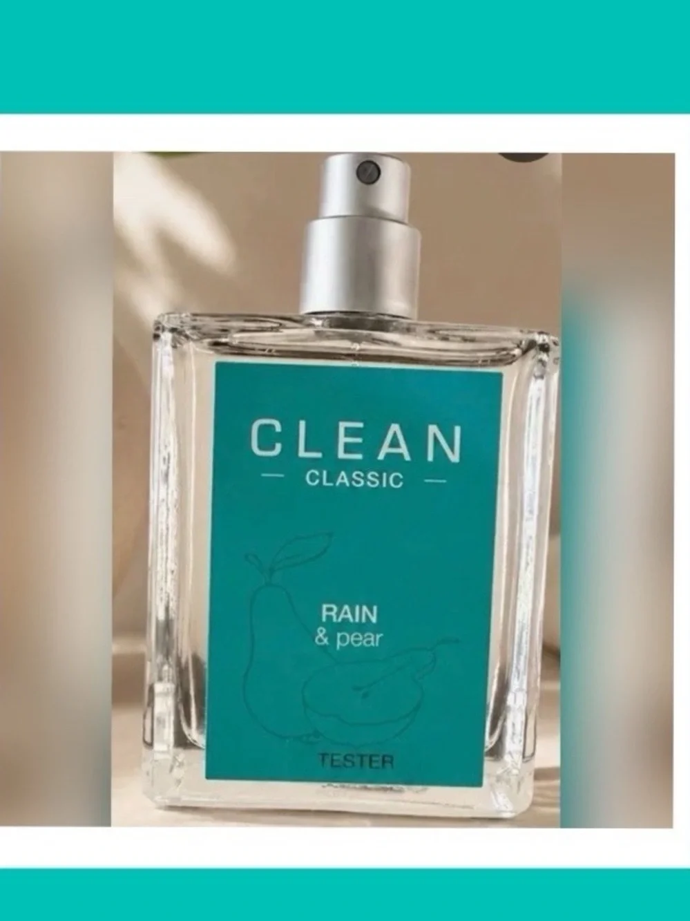 *NIB 2oz Tester* Clean Classic Rain & Pear Women's Body Fragrance